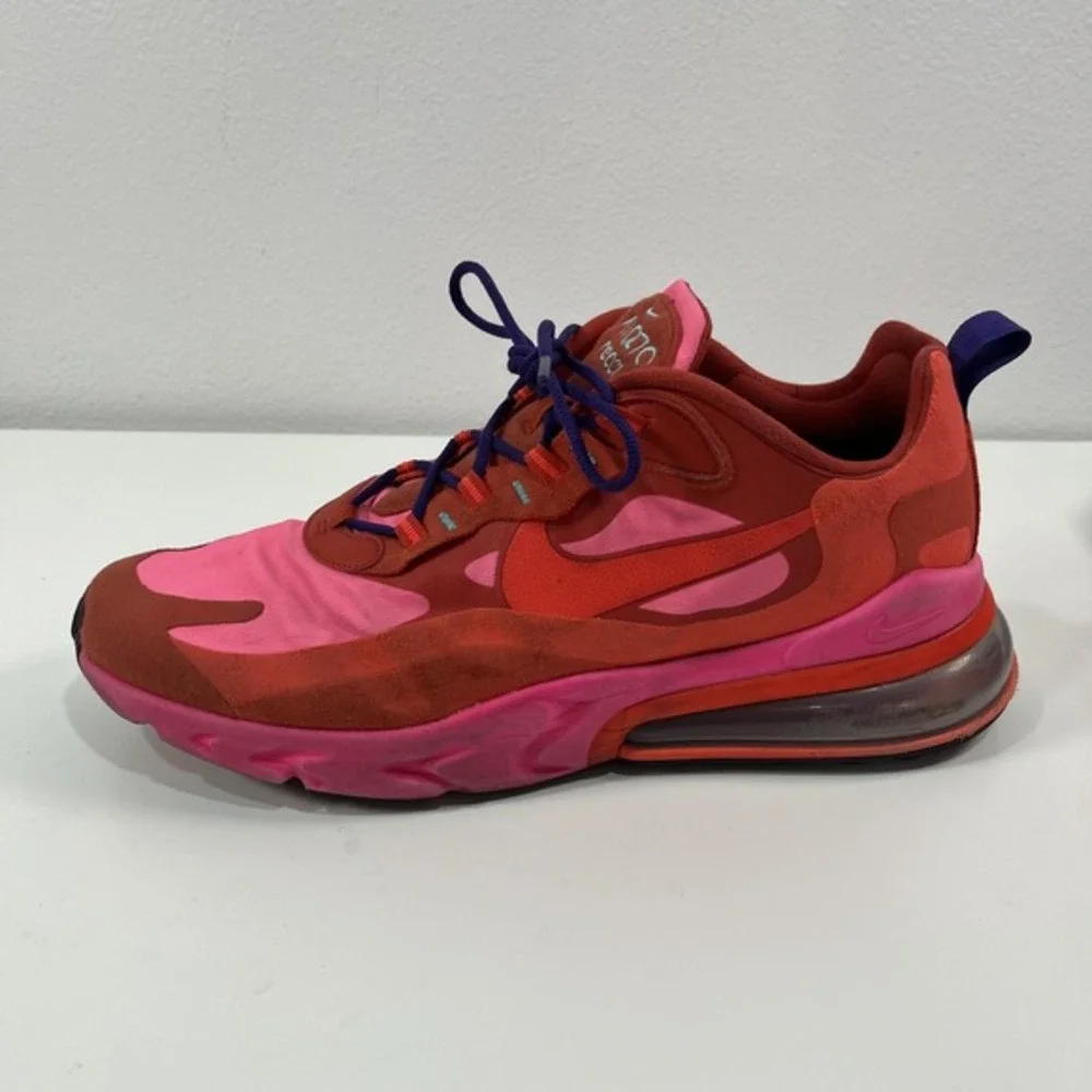 Nike React Air 70 Mystic Red Pink Blast Running Shoe Men's US 13‎
